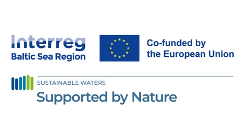 Logo for EU Interreg projektet Supported by Nature