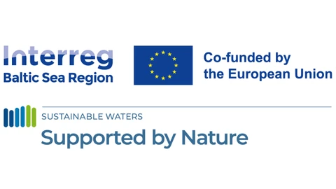 Logo for EU Interreg projektet Supported by Nature