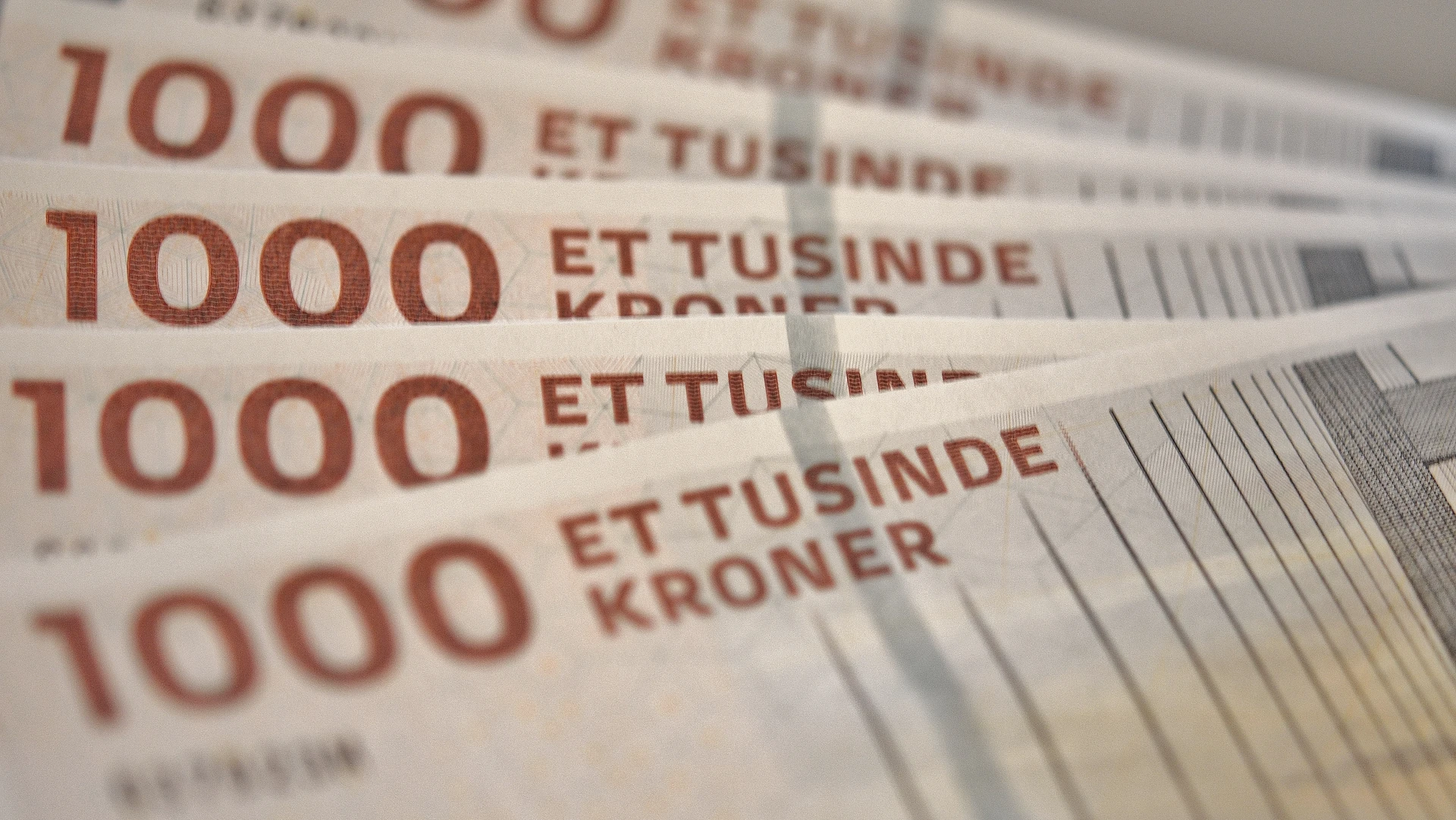 1000 kroner seddel