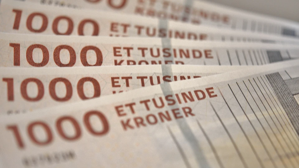 1000 kroner seddel