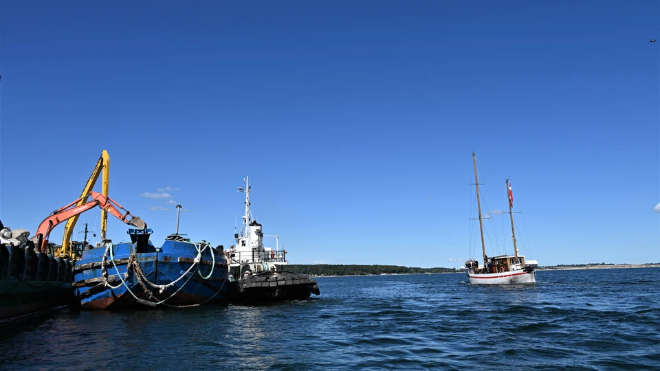 Billede etablering af stenrev