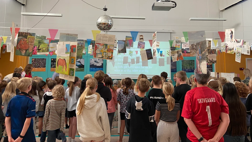 elever på hjertebjerg skole