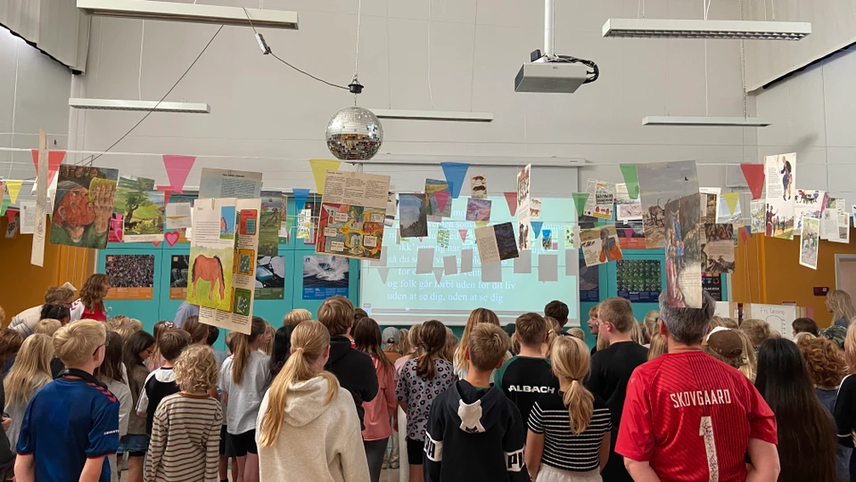 elever på hjertebjerg skole