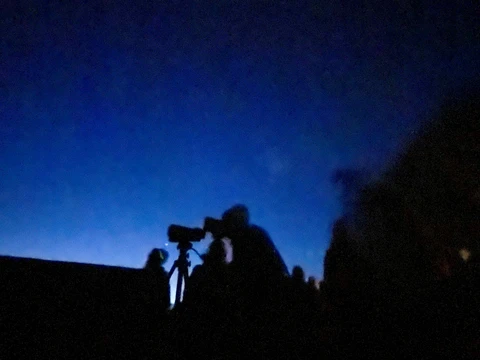 Stjerne kikkert for at observere Dark Sky på Møn