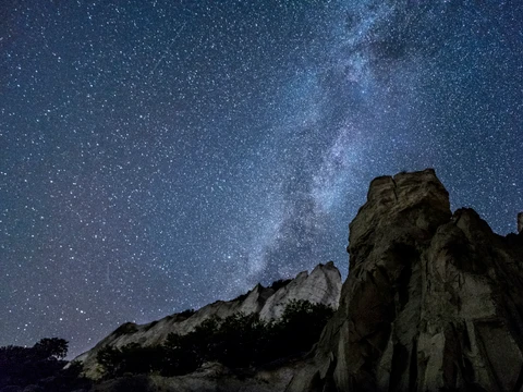 Dark Sky over Møns Klint