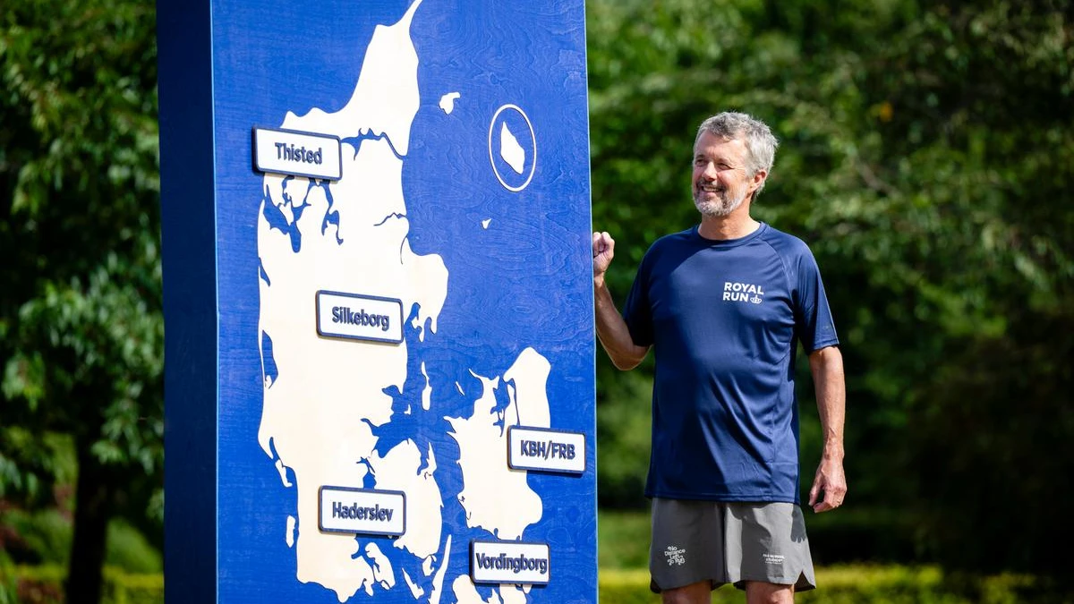 Kongen der fremviser de 5 værtsbyer for Royal Run 2017