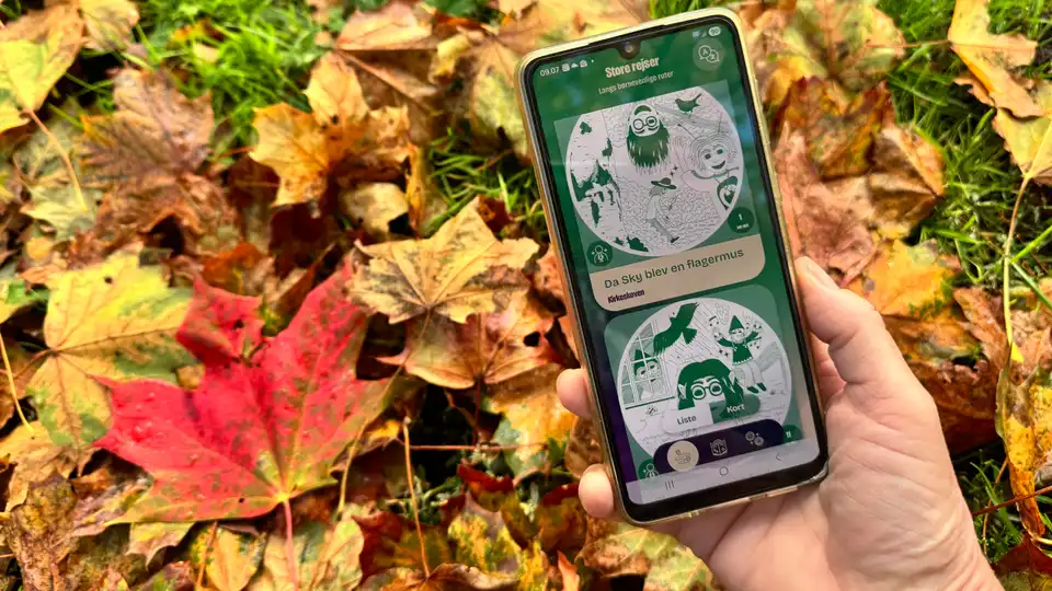 App'en med Urt og Sky på natureventyr